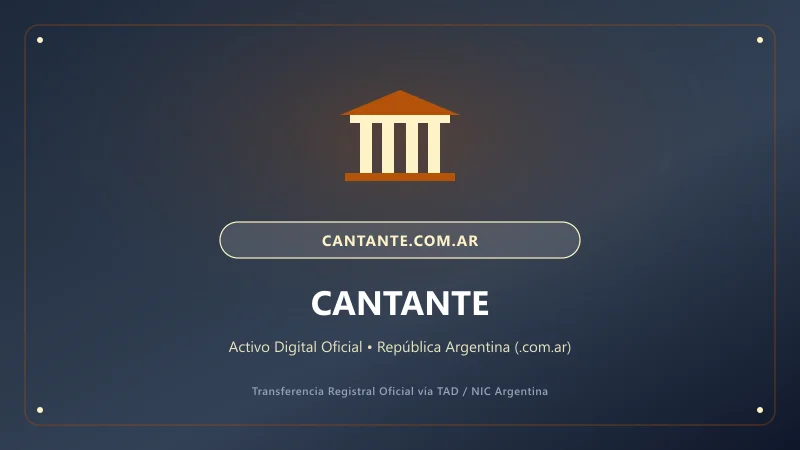 Composición visual de Cantante para el portal cantante.com.ar